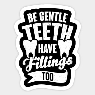 Funny Dentist Job Dental Hygienist Assistant Gift Sticker